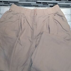 Vintage 1980s mom pleated front khakis 28